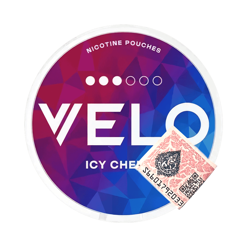 VELO Icy Cherry – Cherry-Fresh Nicotine Pouches | Thailand